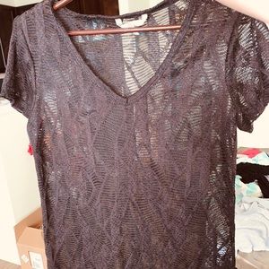 BKE black lace top ♥️